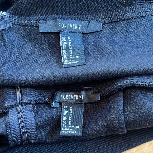 Women’s Black Forever 21 Medium 2pc Skirt and Tank Top Lace Set - Picture 8 of 8